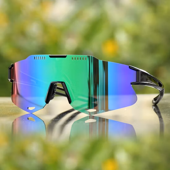 Custom 2022 Gafas de sol polarizadas deportivas para montar en bicicleta con marco grande para exteriores a la moda de alta calidad